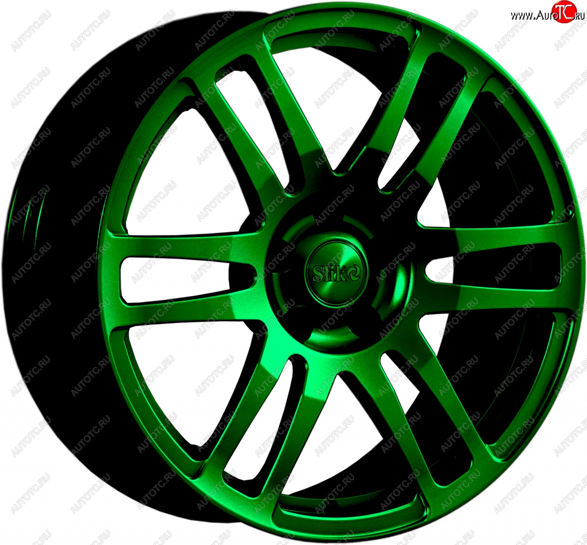 22 299 р. Кованый диск Slik Classic L-803 8.0x18   (Зеленый (GREEEN))  с доставкой в г. Керчь