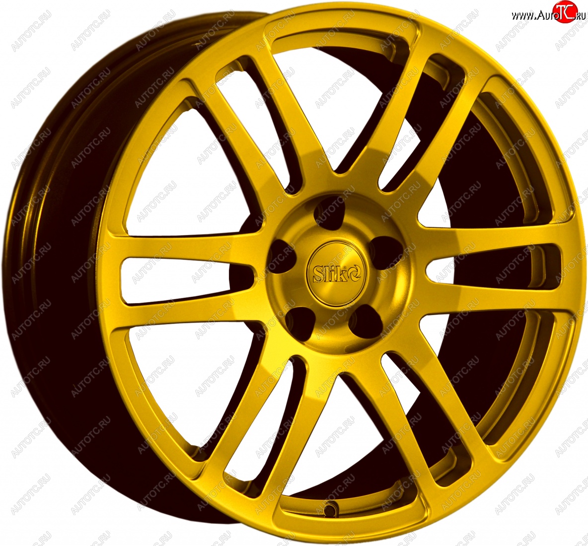 22 299 р. Кованый диск Slik Classic L-803 8.0x18   (Ярко желтый RAL1021 (YELLOW))  с доставкой в г. Керчь