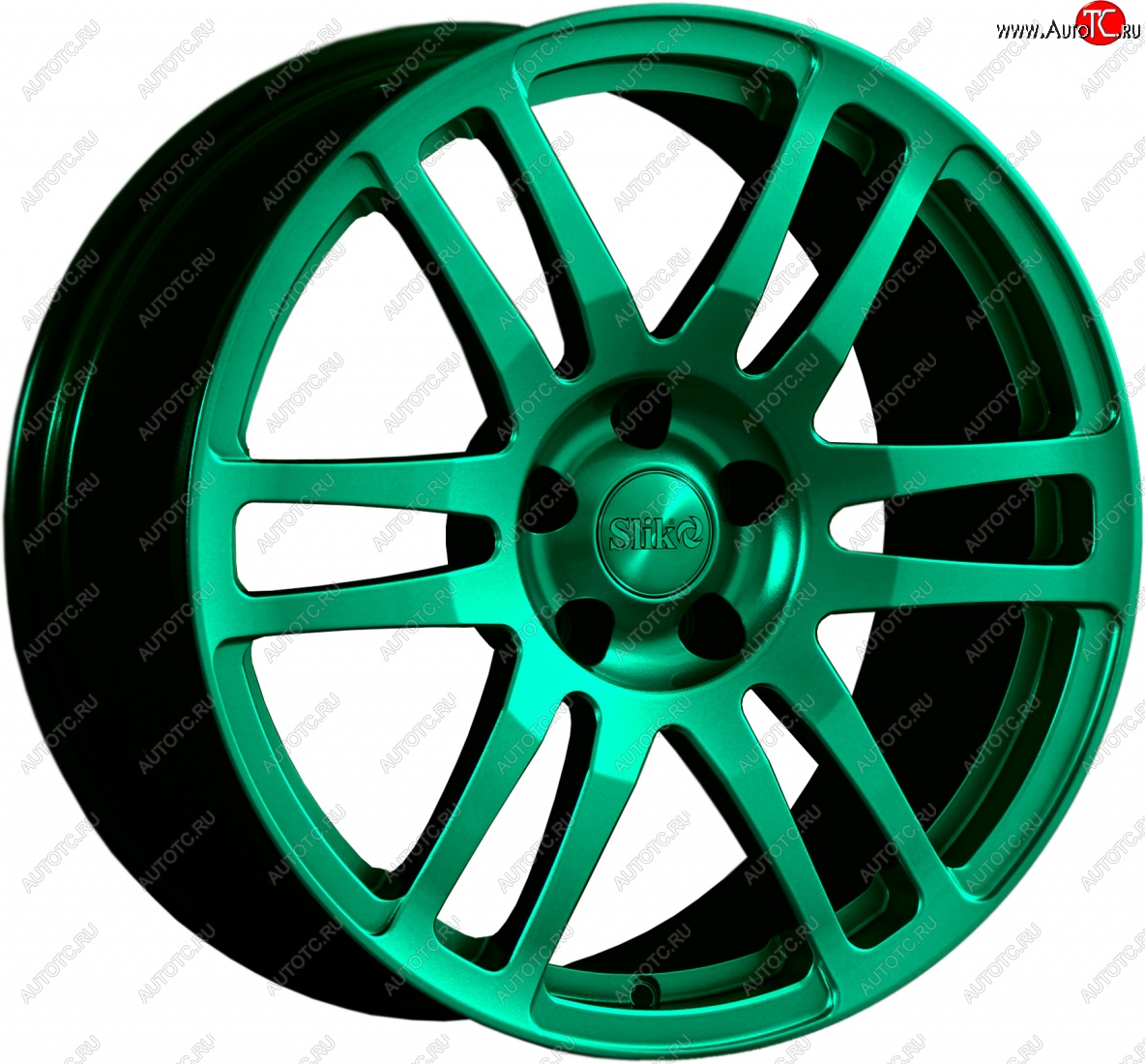 22 299 р. Кованый диск Slik Classic L-803 8.5x18   (Candy изумрудно-зеленый (Candy Green))  с доставкой в г. Керчь