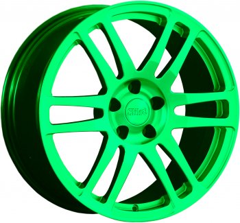 Кованый диск Slik Classic L-803 8.5x18  (RAL 6038 ярко-зеленый (6038))