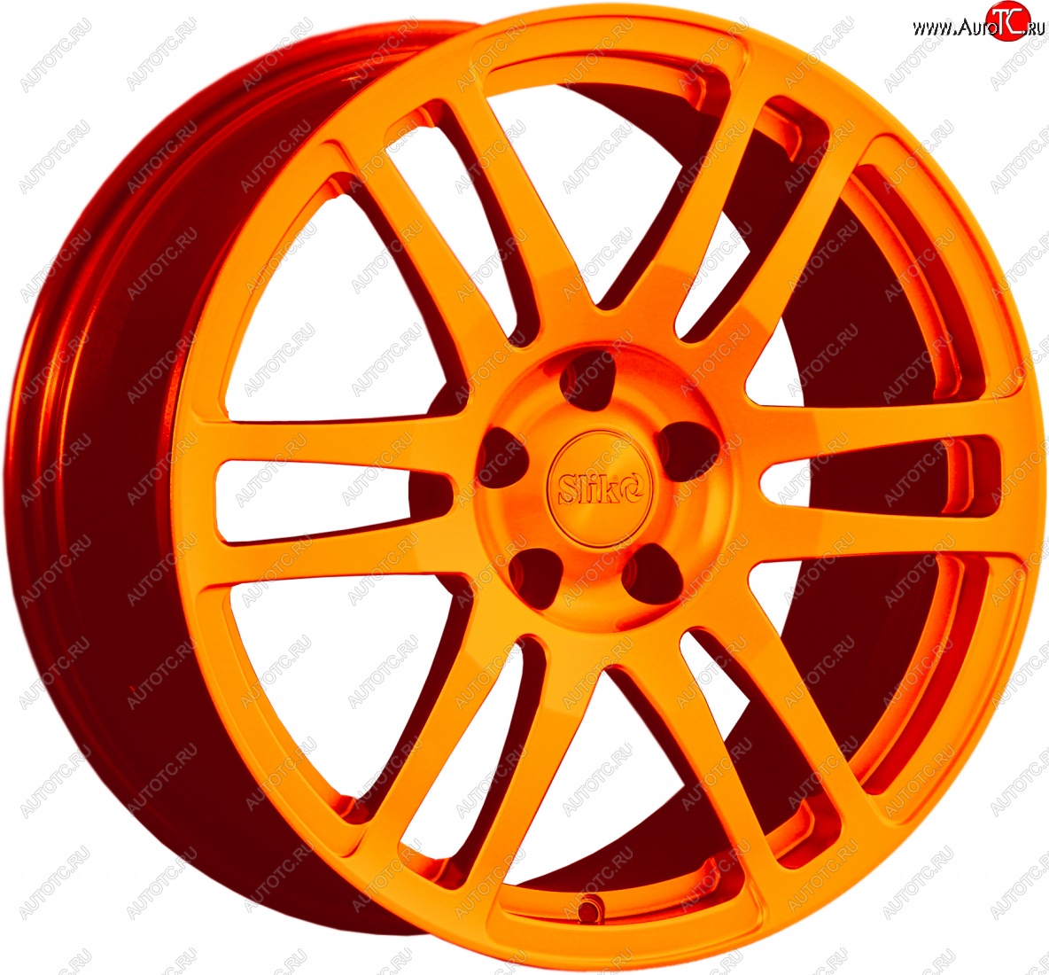 22 299 р. Кованый диск Slik Classic L-803 8.5x18   (Ярко оранжевый (ORANGE))  с доставкой в г. Керчь