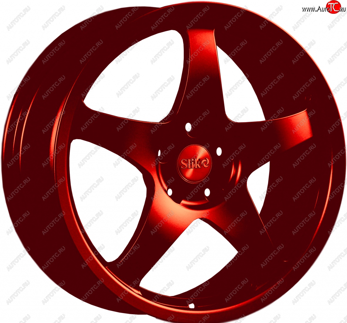22 299 р. Кованый диск Slik Classic L-806 8.0x18   (Candy красный (Candy RED))  с доставкой в г. Керчь