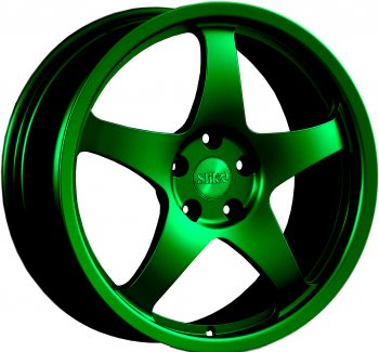 Кованый диск Slik Classic L-806 8.5x18  (Зеленый (GREEEN))