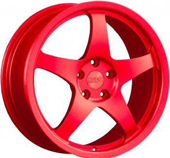 Кованый диск Slik Classic L-806 8.5x18  (RAL 3026 ярко алый (3026))
