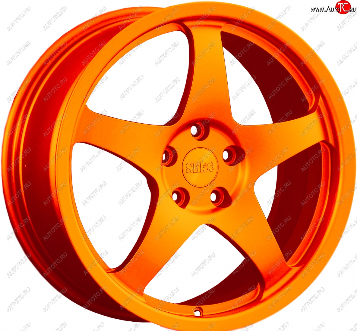 22 299 р. Кованый диск Slik Classic L-806 8.5x18   (Ярко оранжевый (ORANGE))  с доставкой в г. Керчь