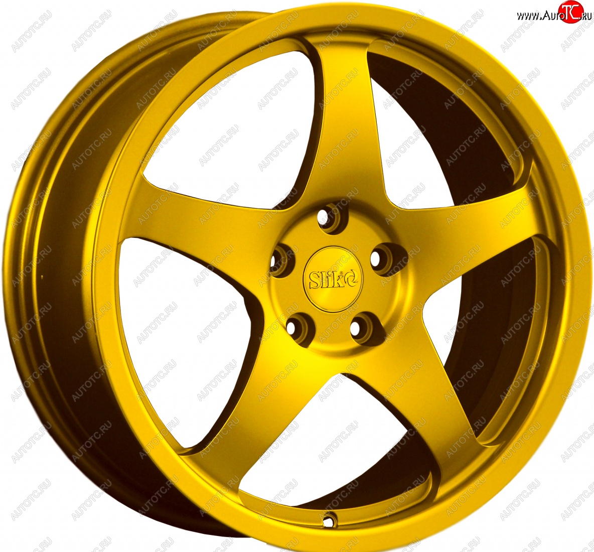 22 299 р. Кованый диск Slik Classic L-806 8.5x18   (Ярко желтый RAL1021 (YELLOW))  с доставкой в г. Керчь