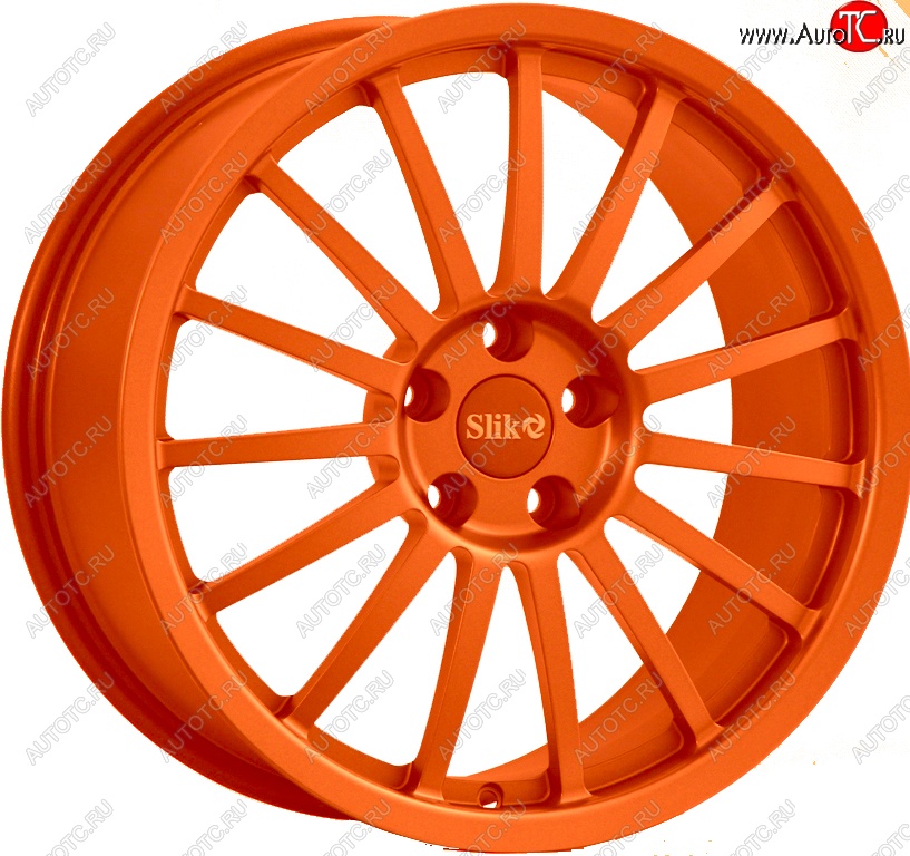 22 299 р. Кованый диск Slik Classic L-808 8.0x18   (Ярко оранжевый (ORANGE))  с доставкой в г. Керчь