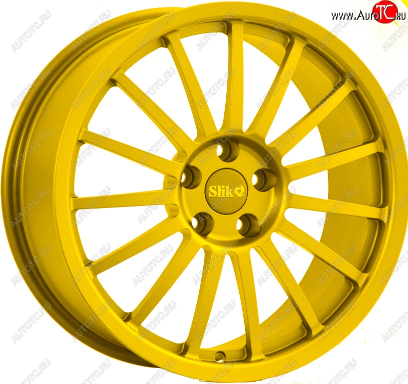 22 299 р. Кованый диск Slik Classic L-808 8.5x18 Ford Edge U387 рестайлинг (2011-2015) 5x114.3xDIA63.4xET40.0 (Candy ярко-желтый (Candy YELLOW))