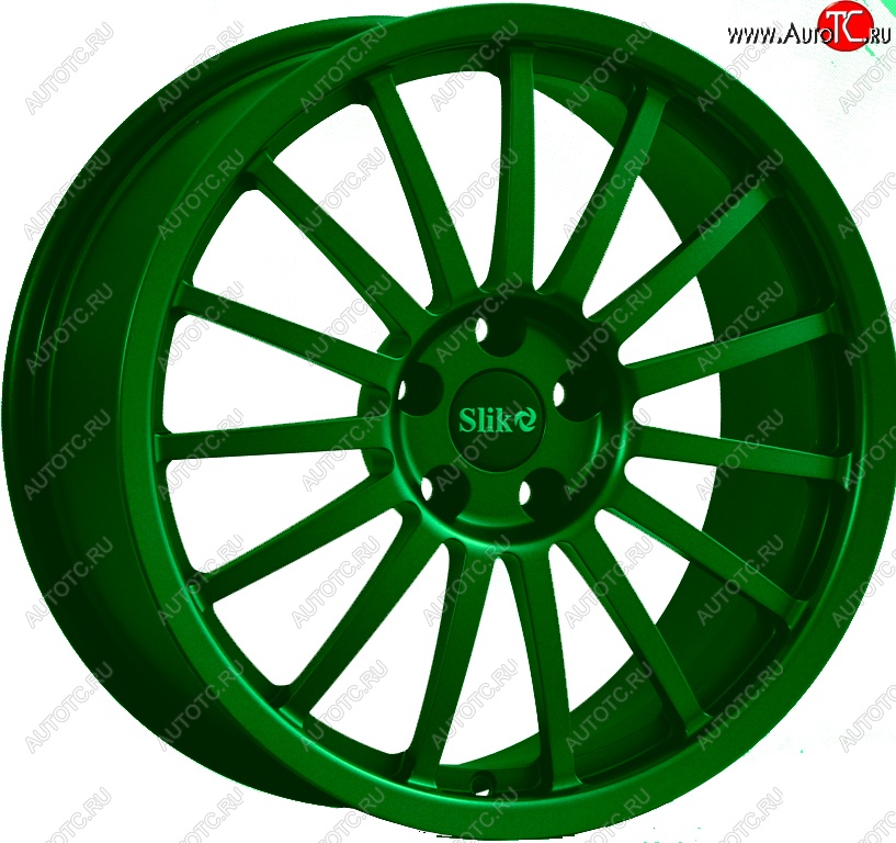 22 299 р. Кованый диск Slik Classic L-808 8.5x18   (Зеленый (GREEEN))  с доставкой в г. Керчь