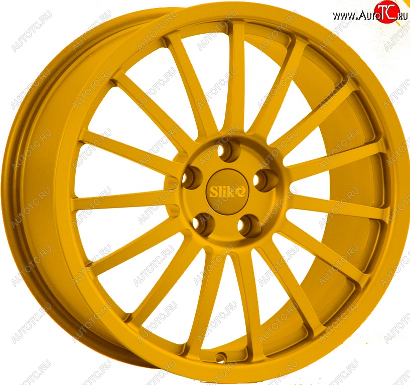 22 299 р. Кованый диск Slik Classic L-808 8.5x18   (Ярко желтый RAL1021 (YELLOW))  с доставкой в г. Керчь