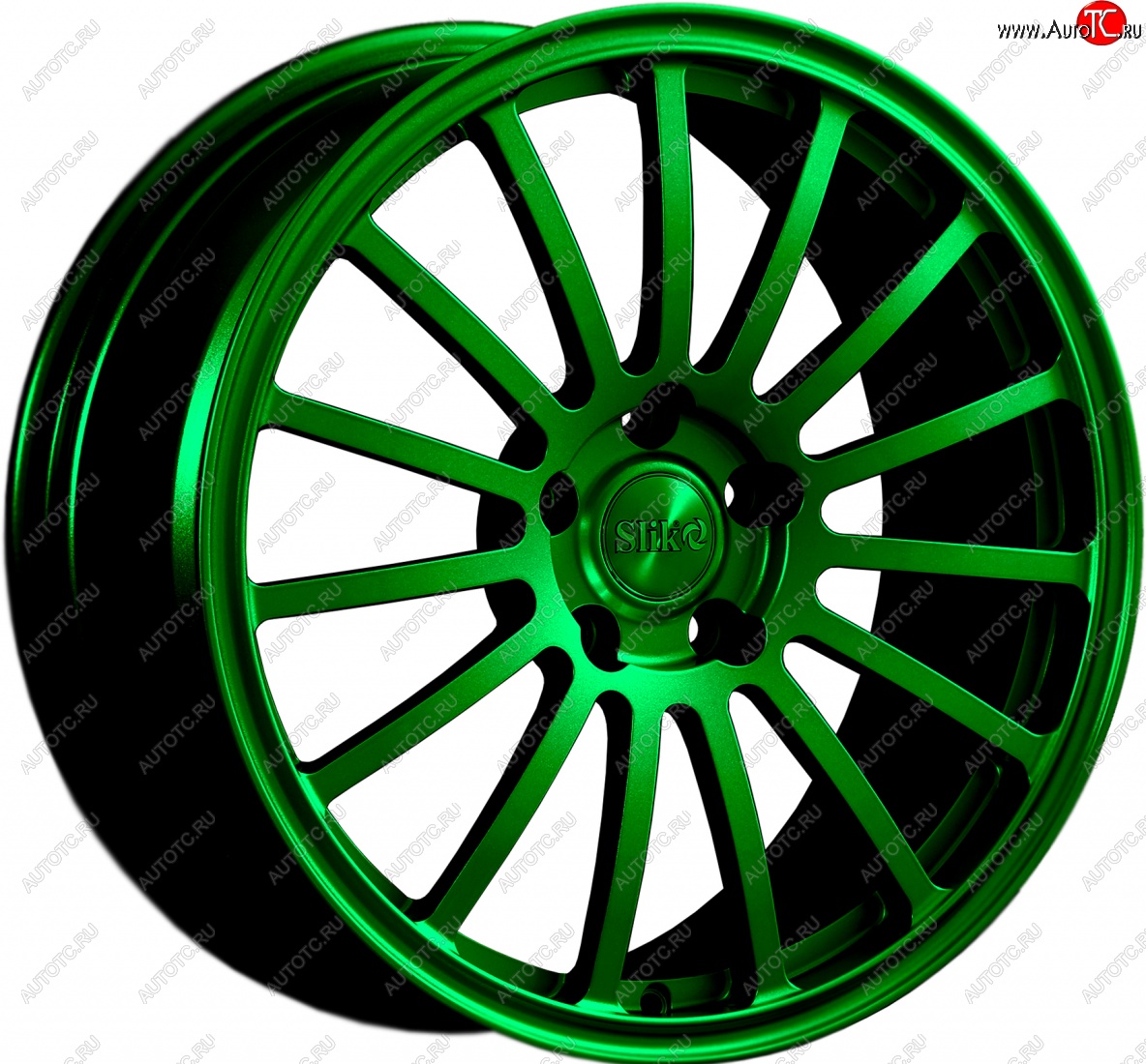 28 099 р. Кованый диск Slik Classic L-810 8.0x18   (Зеленый (GREEEN))  с доставкой в г. Керчь
