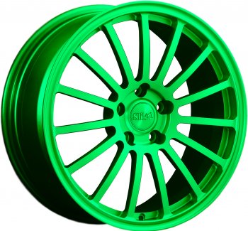 Кованый диск Slik Classic L-810 8.0x18  (RAL 6038 ярко-зеленый (6038))