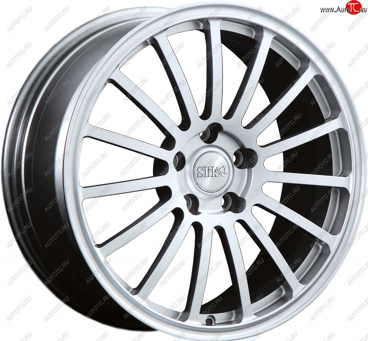 27 399 р. Кованый диск Slik Classic L-810 8.5x18   (Ярко блестящее серебро (HPB))  с доставкой в г. Керчь