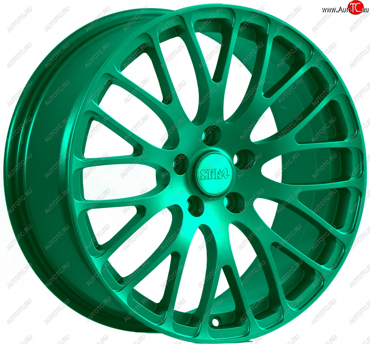 22 299 р. Кованый диск Slik Classic L-813 8.0x18   (Candy изумрудно-зеленый (Candy Green))  с доставкой в г. Керчь