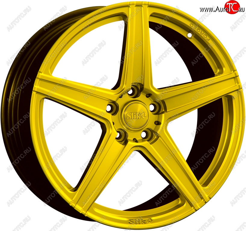 35 499 р. Кованый диск Slik PREMIUM L-819 8.0x18   (Candy ярко-желтый (Candy YELLOW))  с доставкой в г. Керчь