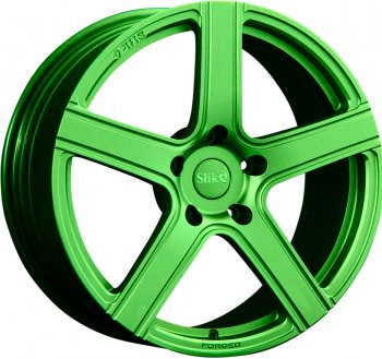 Кованый диск Slik PREMIUM L-822 8.5x18  (RAL 6038 ярко-зеленый (6038))