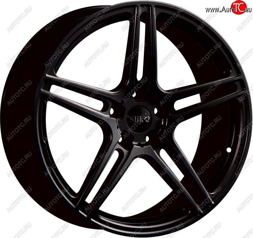 35 499 р. Кованый диск Slik PREMIUM L-824 8.5x18   (Черный глянцевый (BK))  с доставкой в г. Керчь