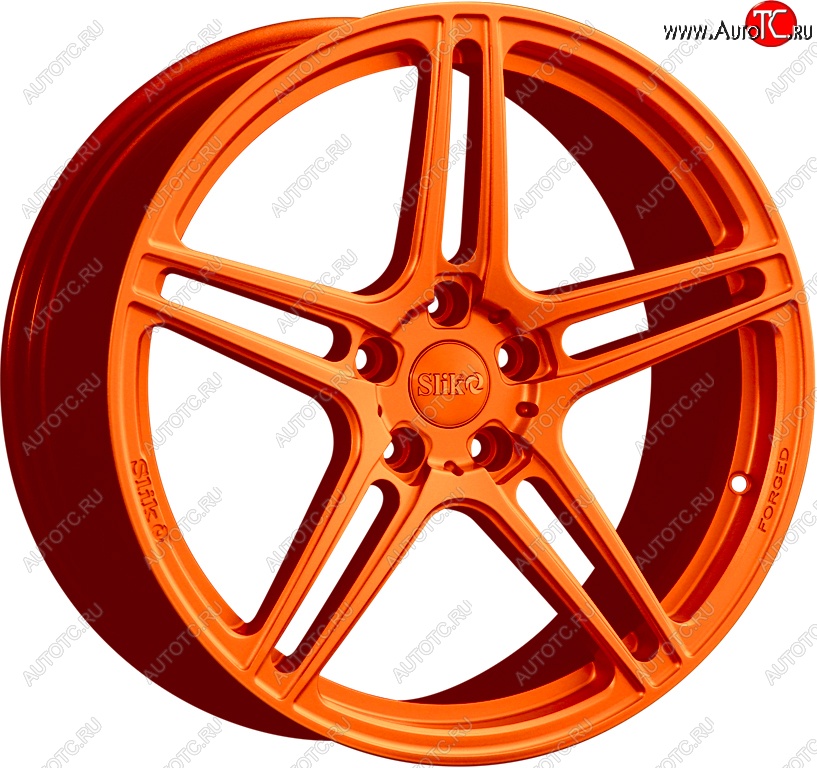 35 499 р. Кованый диск Slik PREMIUM L-824 8.5x18   (Ярко оранжевый (ORANGE))  с доставкой в г. Керчь