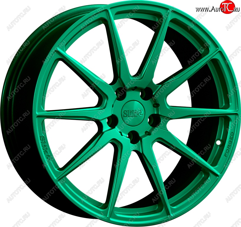 35 499 р. Кованый диск Slik PREMIUM L-826 8.0x18   (Candy изумрудно-зеленый (Candy Green))  с доставкой в г. Керчь