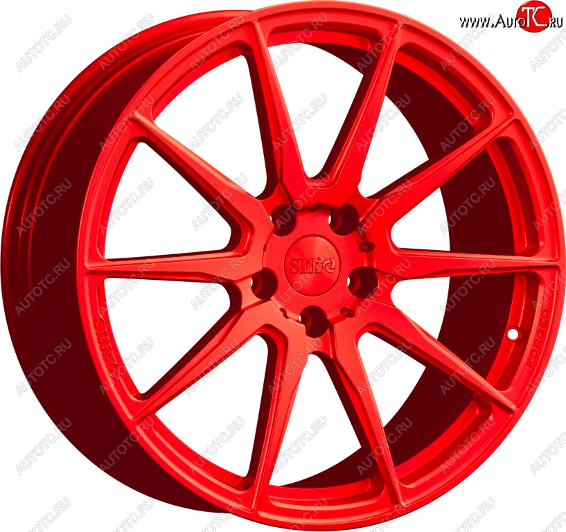 35 499 р. Кованый диск Slik PREMIUM L-826 8.0x18   (RAL 3026 ярко алый (3026))  с доставкой в г. Керчь
