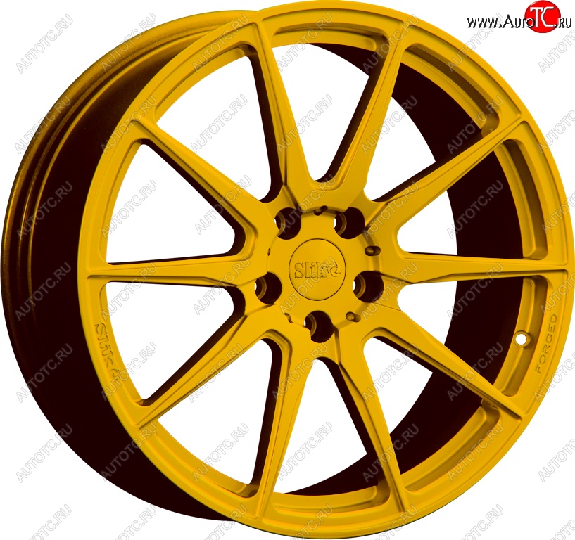 35 499 р. Кованый диск Slik PREMIUM L-826 8.0x18   (Ярко желтый RAL1021 (YELLOW))  с доставкой в г. Керчь