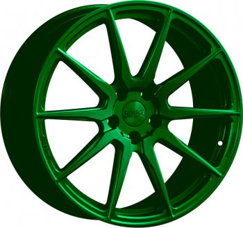 Кованый диск Slik PREMIUM L-826 8.5x18  (Зеленый (GREEEN))