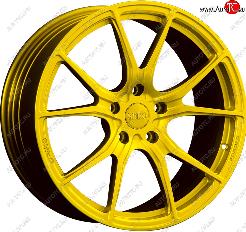 35 499 р. Кованый диск Slik PREMIUM L-827 8.0x18   (Candy ярко-желтый (Candy YELLOW))  с доставкой в г. Керчь