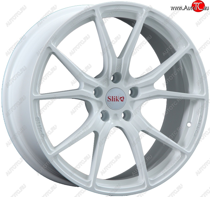 35 499 р. Кованый диск Slik PREMIUM L-827 8.0x18   (Белый (W))  с доставкой в г. Керчь