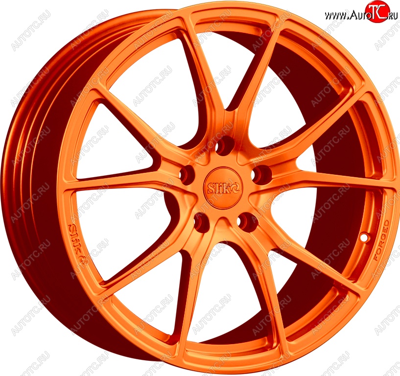 35 499 р. Кованый диск Slik PREMIUM L-827 8.5x18   (Ярко оранжевый (ORANGE))  с доставкой в г. Керчь