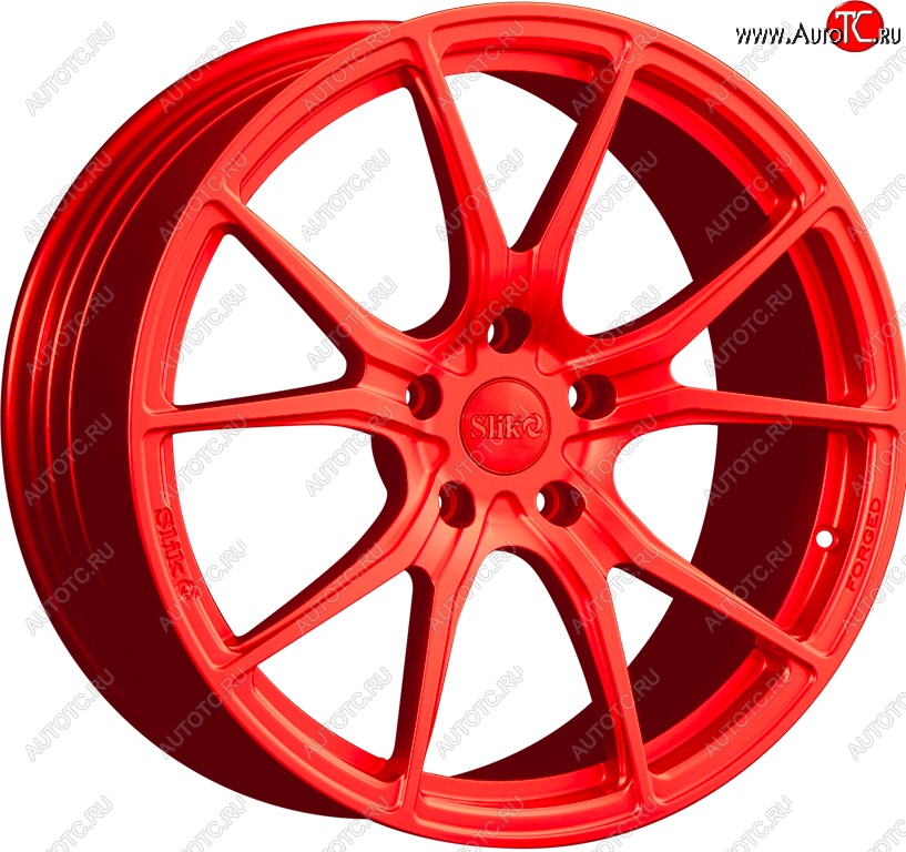 35 499 р. Кованый диск Slik PREMIUM L-827 8.5x18   (RAL 3026 ярко алый (3026))  с доставкой в г. Керчь