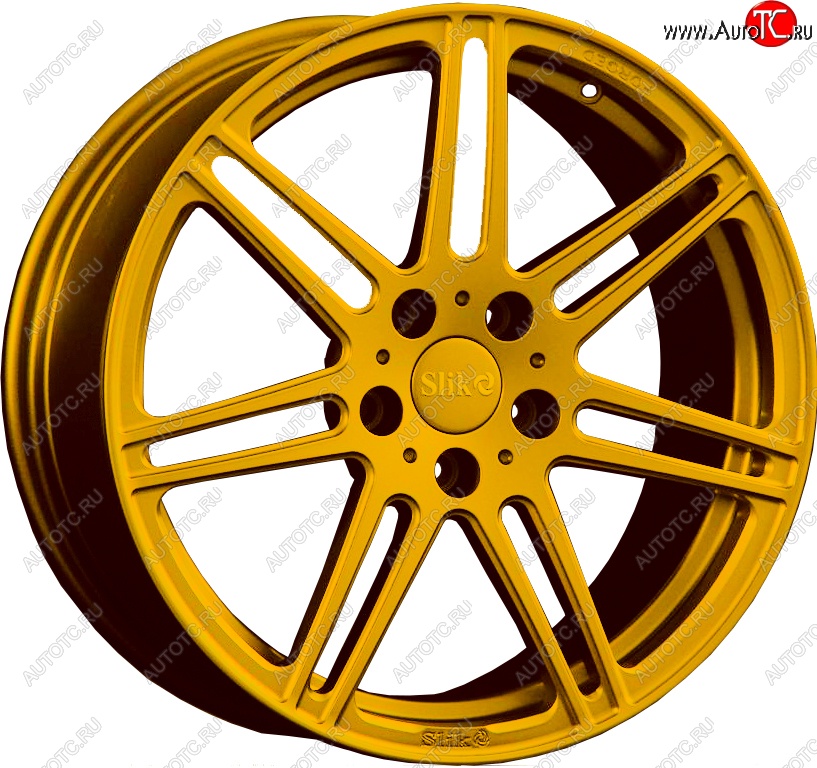 35 499 р. Кованый диск Slik PREMIUM L-828 8.0x18   (Ярко желтый RAL1021 (YELLOW))  с доставкой в г. Керчь