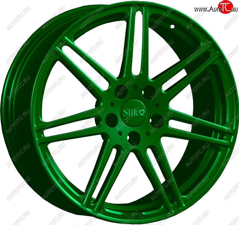 35 499 р. Кованый диск Slik PREMIUM L-828 8.0x18   (Зеленый (GREEEN))  с доставкой в г. Керчь