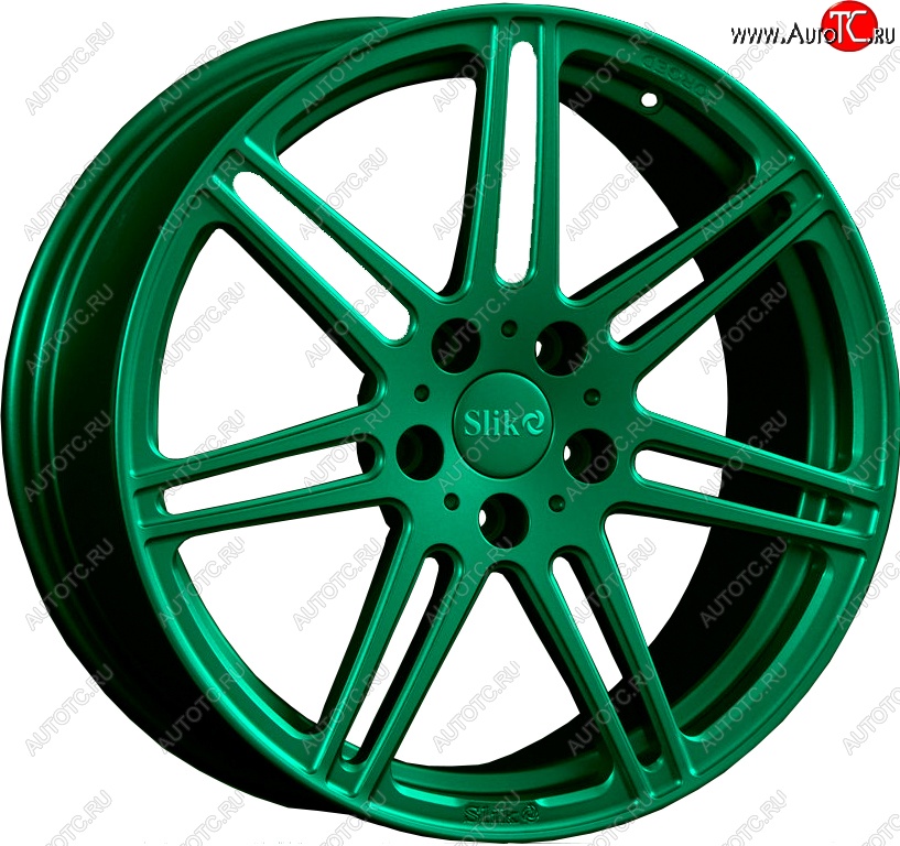 35 499 р. Кованый диск Slik PREMIUM L-828 8.0x18   (Candy изумрудно-зеленый (Candy Green))  с доставкой в г. Керчь
