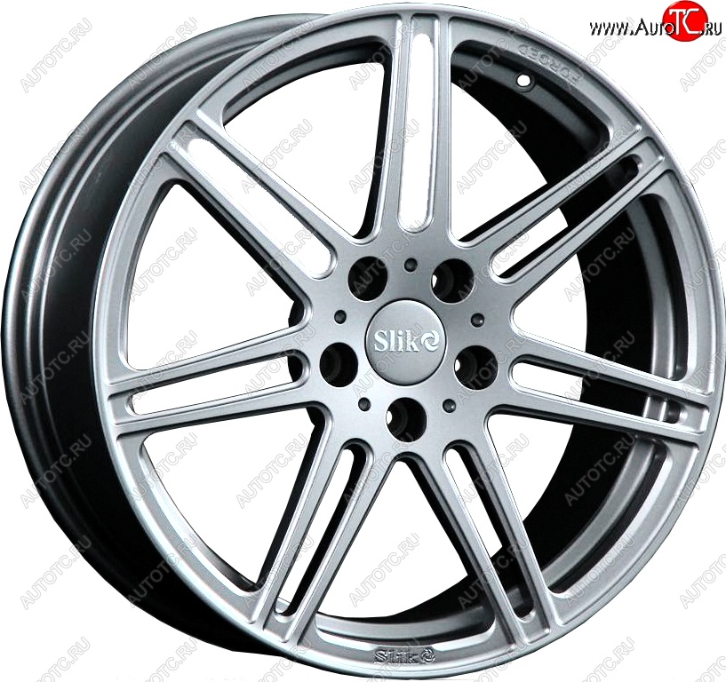 33 199 р. Кованый диск Slik PREMIUM L-828 8.0x18   (Ярко блестящее серебро (HPB))  с доставкой в г. Керчь