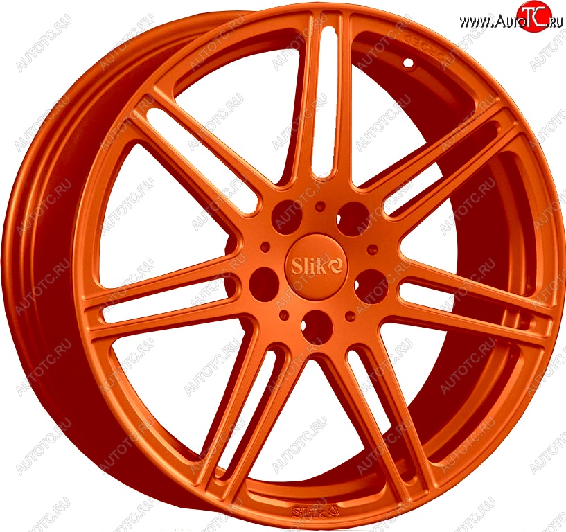 35 499 р. Кованый диск Slik PREMIUM L-828 8.0x18   (Ярко оранжевый (ORANGE))  с доставкой в г. Керчь