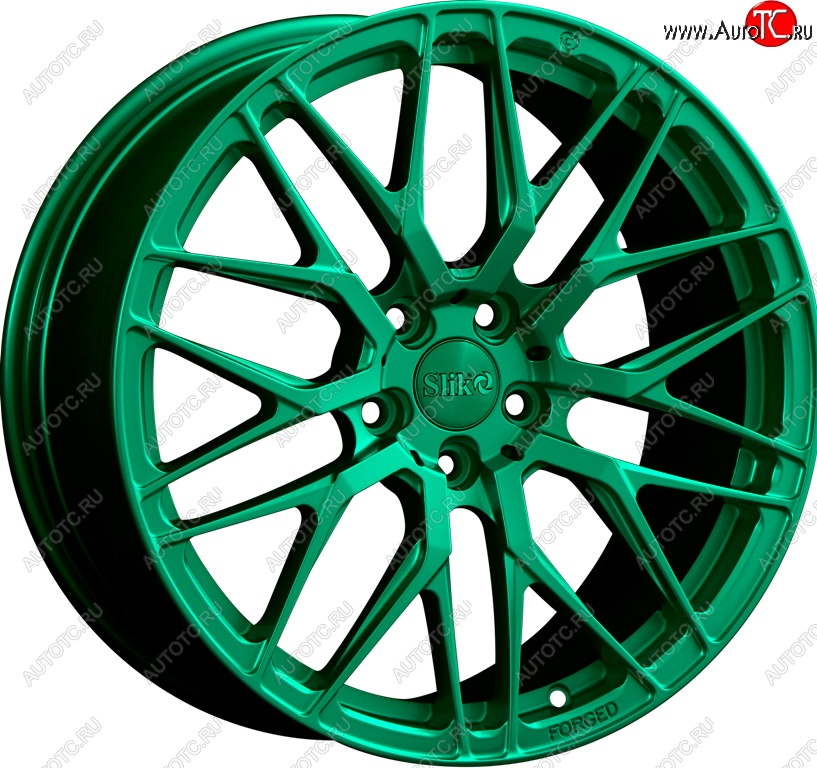 35 499 р. Кованый диск Slik PREMIUM L-829 8.0x18   (Candy изумрудно-зеленый (Candy Green))  с доставкой в г. Керчь