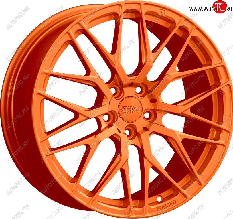 35 499 р. Кованый диск Slik PREMIUM L-829 8.0x18   (Ярко оранжевый (ORANGE))  с доставкой в г. Керчь