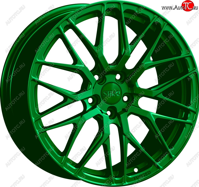 35 499 р. Кованый диск Slik PREMIUM L-829 8.5x18   (Зеленый (GREEEN))  с доставкой в г. Керчь