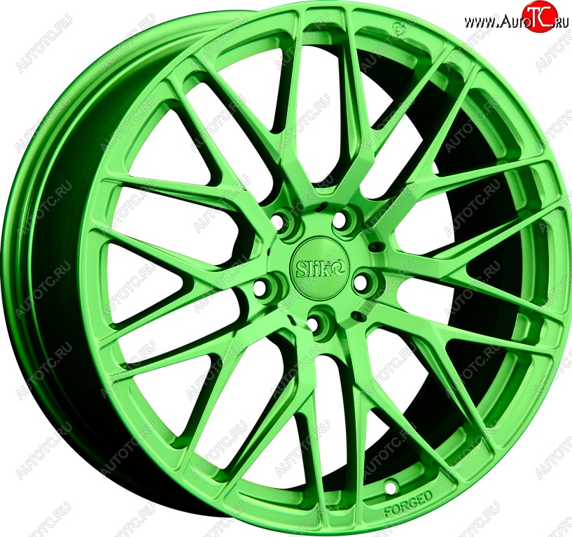 35 499 р. Кованый диск Slik PREMIUM L-829 8.5x18   (RAL 6038 ярко-зеленый (6038))  с доставкой в г. Керчь