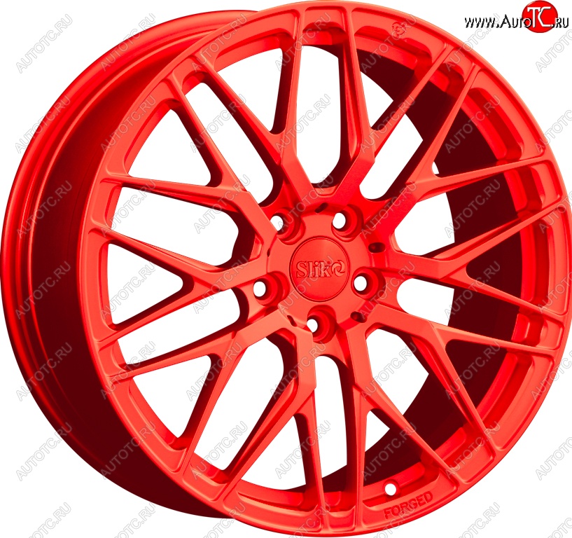 35 499 р. Кованый диск Slik PREMIUM L-829 8.5x18   (RAL 3026 ярко алый (3026))  с доставкой в г. Керчь
