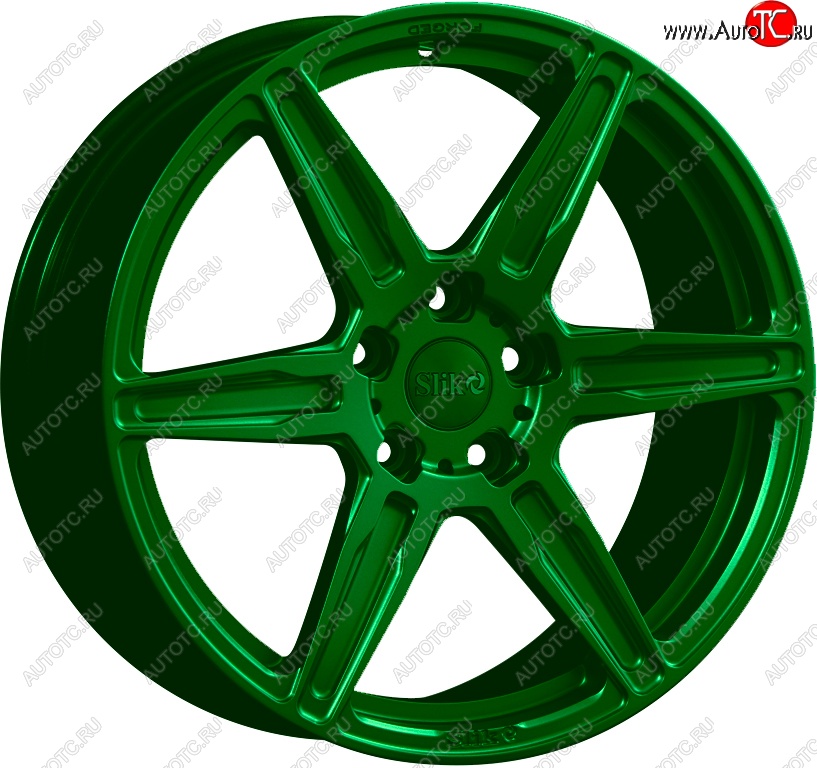 35 499 р. Кованый диск Slik PREMIUM L-831 8.5x18   (Зеленый (GREEEN))  с доставкой в г. Керчь