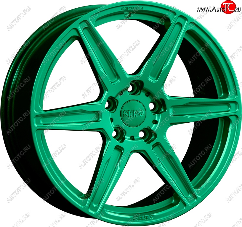 35 499 р. Кованый диск Slik PREMIUM L-831 8.5x18   (Candy изумрудно-зеленый (Candy Green))  с доставкой в г. Керчь