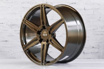 35 499 р. Кованый диск Slik PREMIUM L-831 8.5x18   (Бронза (BRZ))  с доставкой в г. Керчь. Увеличить фотографию 4