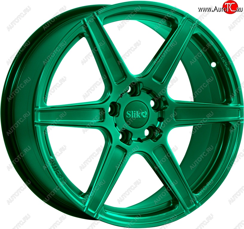 35 499 р. Кованый диск Slik PREMIUM L-832 8.0x18   (Candy изумрудно-зеленый (Candy Green))  с доставкой в г. Керчь