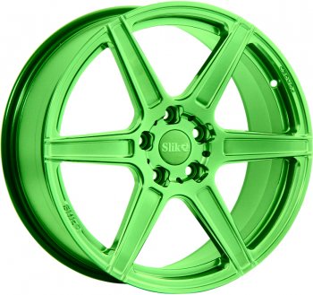 Кованый диск Slik PREMIUM L-832 8.0x18  (RAL 6038 ярко-зеленый (6038))