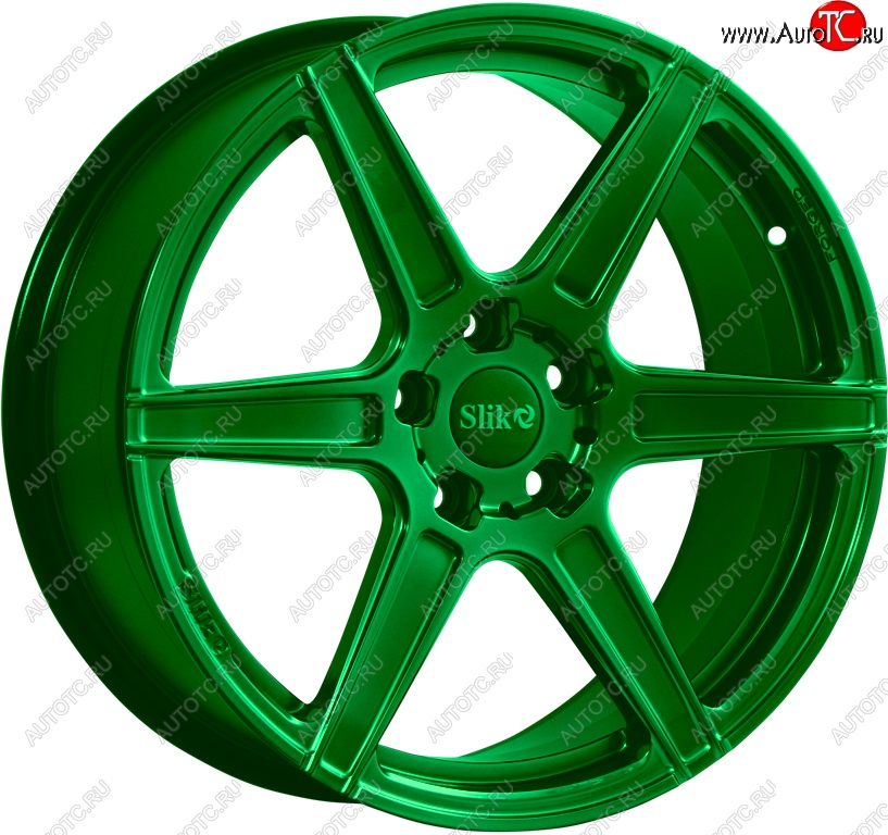 35 499 р. Кованый диск Slik PREMIUM L-832 8.0x18   (Зеленый (GREEEN))  с доставкой в г. Керчь