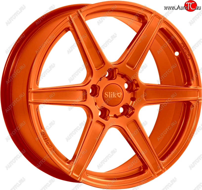 35 499 р. Кованый диск Slik PREMIUM L-832 8.0x18   (Ярко оранжевый (ORANGE))  с доставкой в г. Керчь