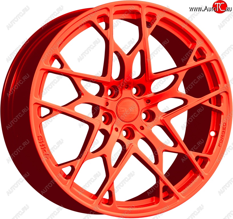 35 499 р. Кованый диск Slik PREMIUM L-834 8.5x18   (RAL 3026 ярко алый (3026))  с доставкой в г. Керчь