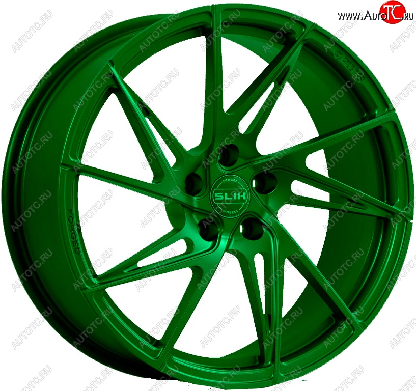 35 499 р. Кованый диск Slik PREMIUM L-836 8.0x18   (Зеленый (GREEEN))  с доставкой в г. Керчь