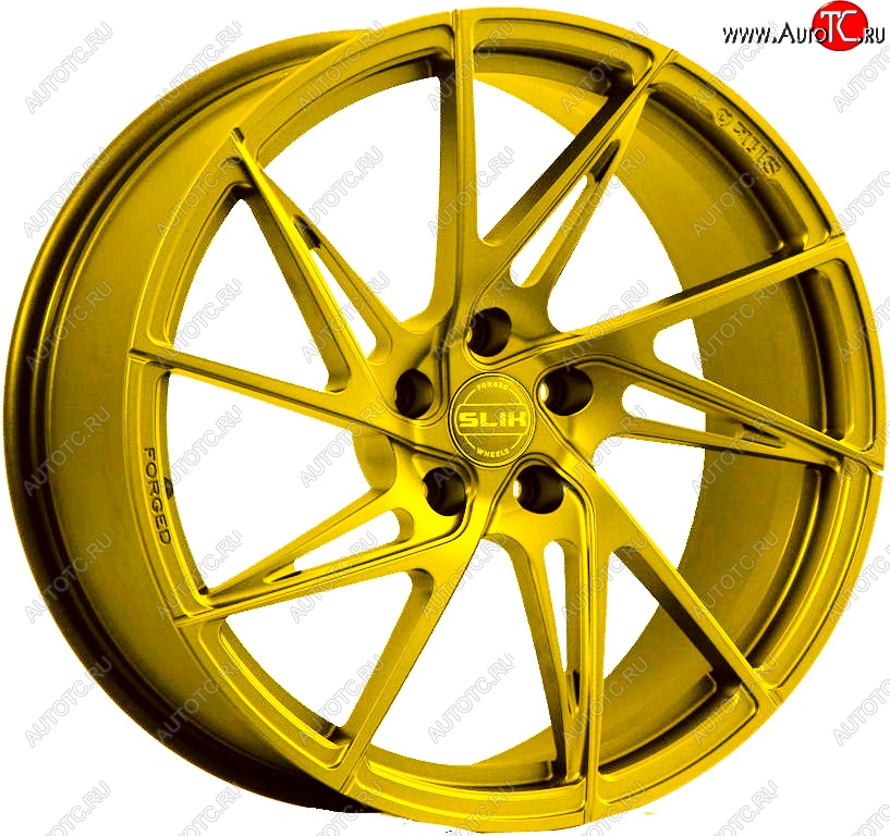 35 499 р. Кованый диск Slik PREMIUM L-836 8.0x18   (Candy ярко-желтый (Candy YELLOW))  с доставкой в г. Керчь